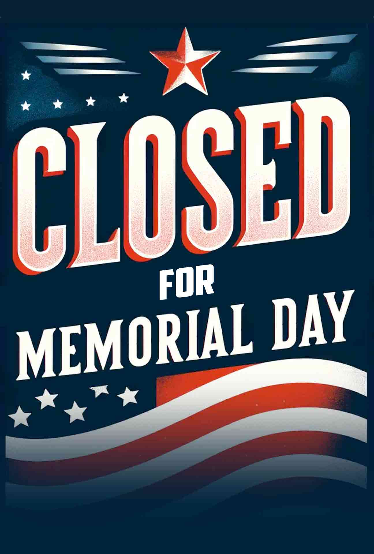 Movie Poster for Closed for Memorial Day.