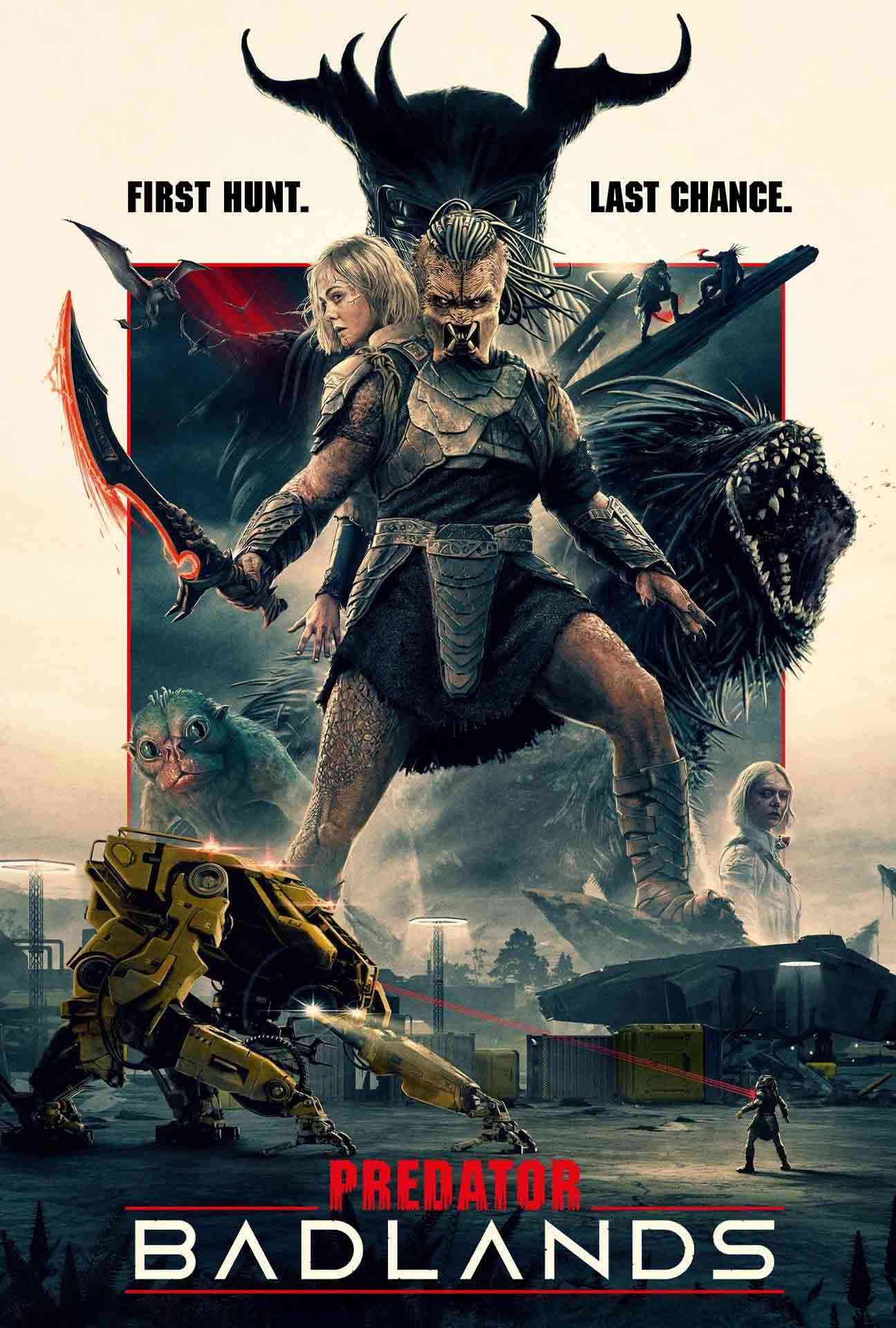 Movie Poster for Predator: Badlands.