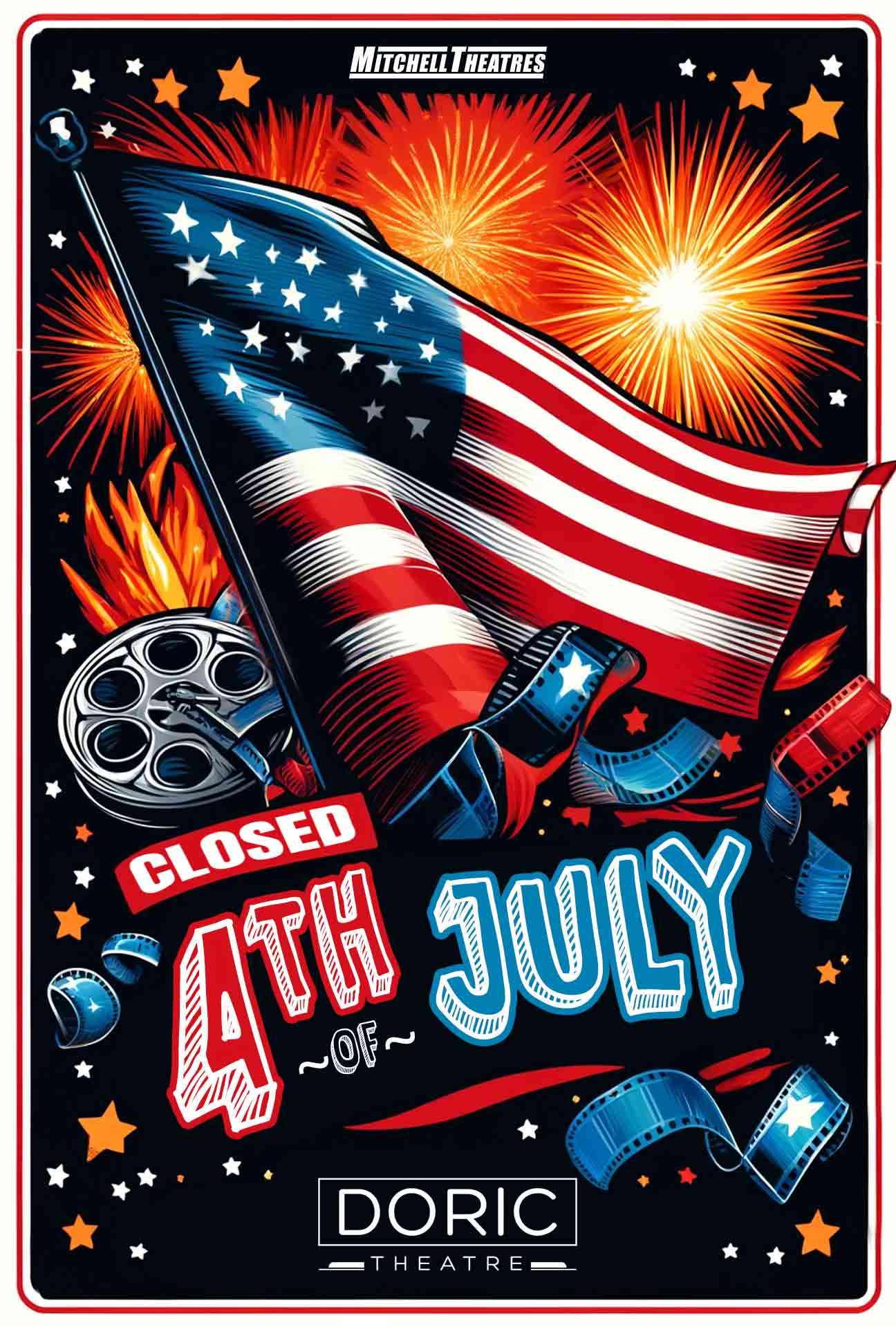 Movie Poster for Closed for July 4th.