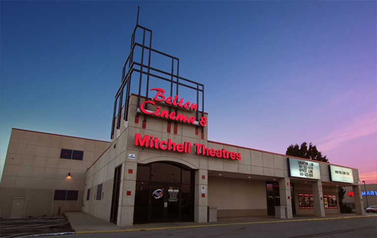 Theatre from of Belton Cinema 8 in Belton, Missouri