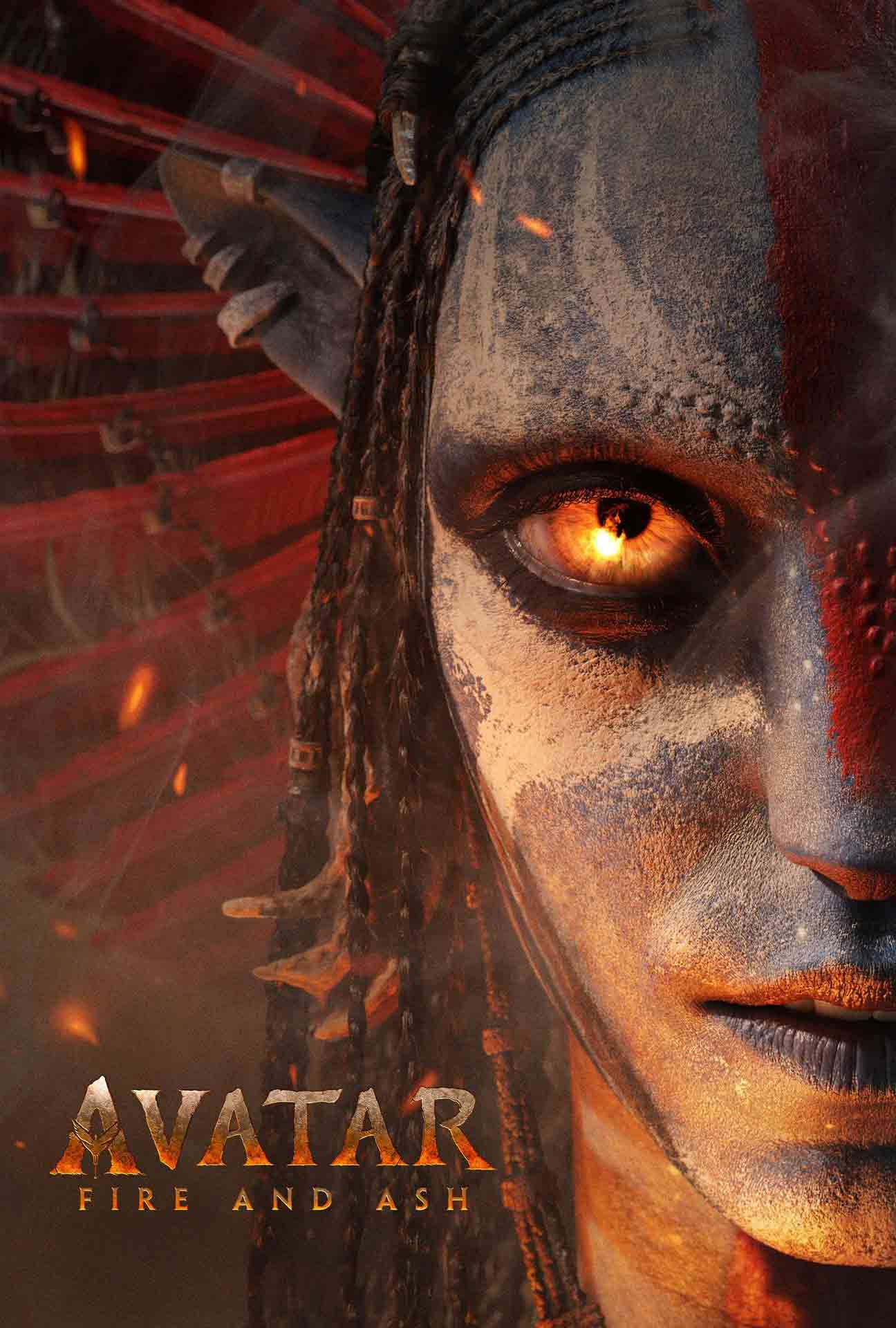 Movie Poster for Avatar: Fire and Ash 3D.