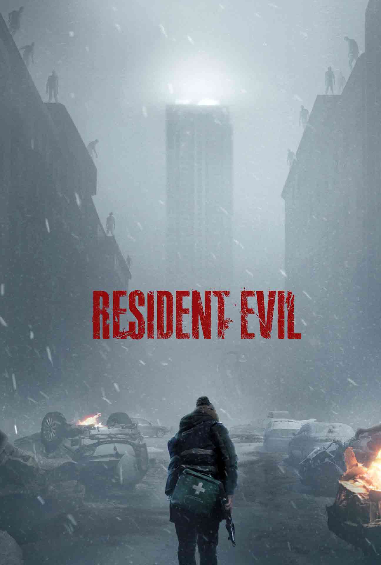 Movie Poster for Resident Evil.
