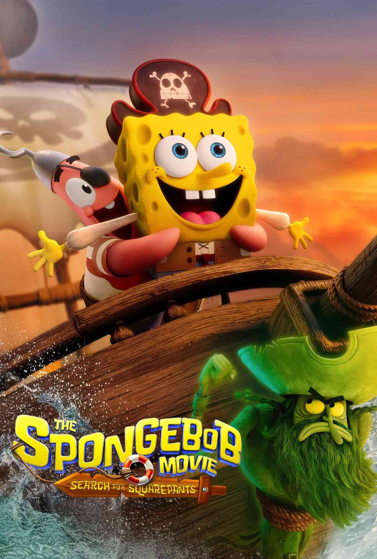Movie Poster for The SpongeBob Movie: Search for Squarepants.
