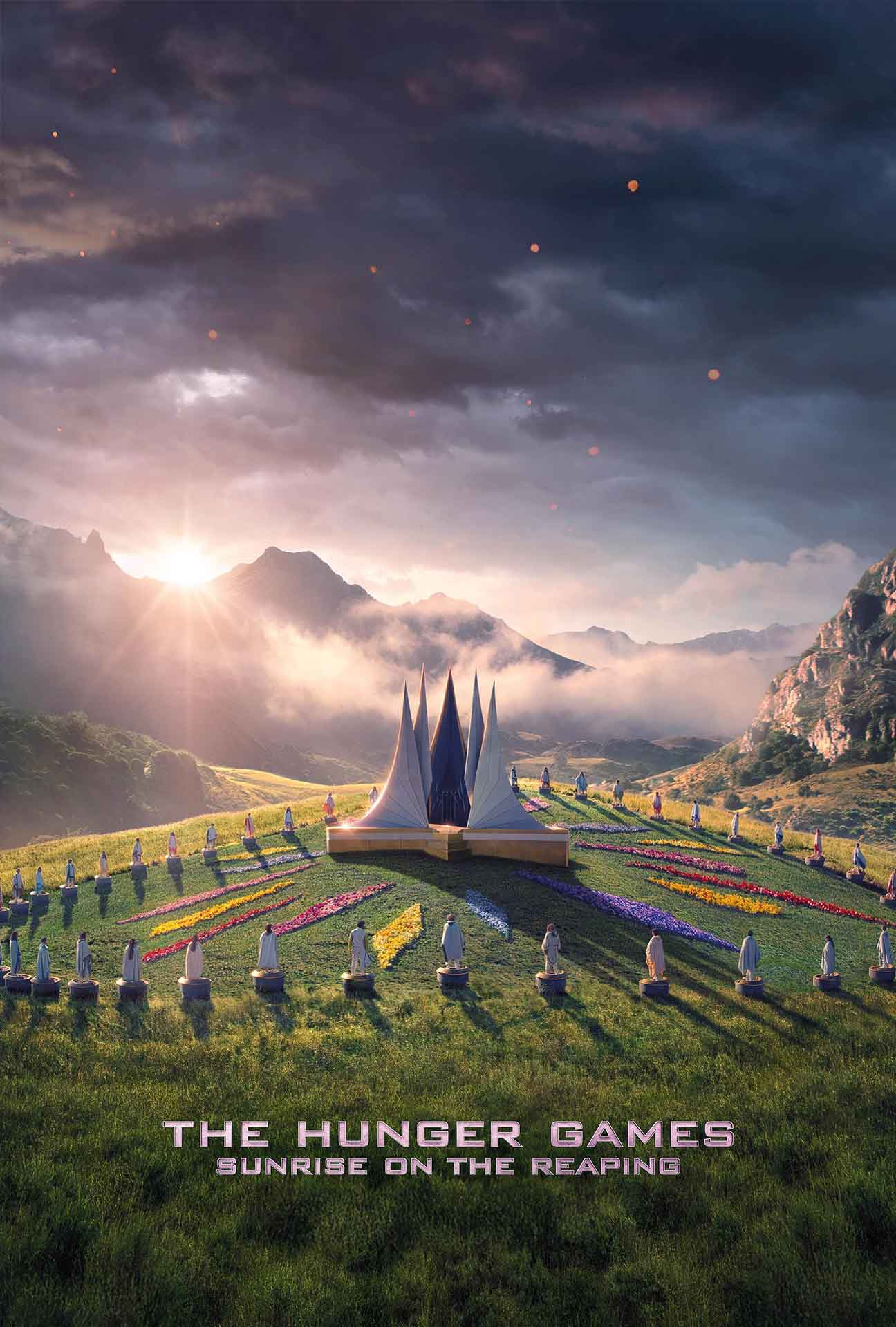 Movie Poster for The Hunger Games: Sunrise on the Reaping.